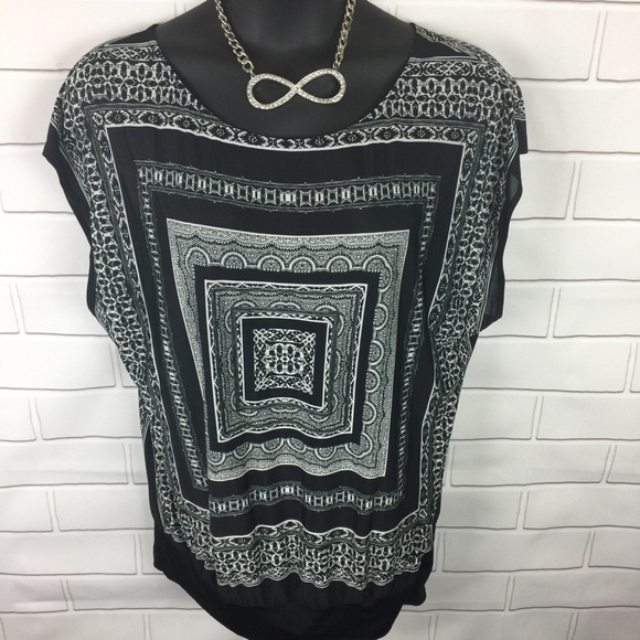 Women Bohemian Drop Shoulder Style Tunic Size 2X - Picture 7 of 7